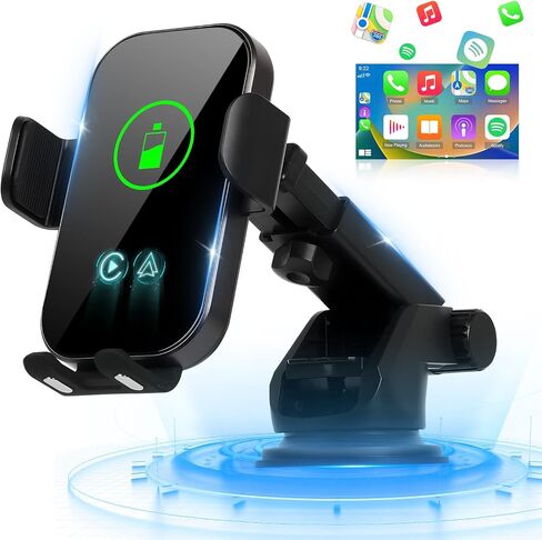 Wireless Carplay Adapter 2024 Upgrade Edition - Wireless Car Charger Android Auto Wireless Adapter for Car - Factory Wired Required - Wireless Control Plug and Play Phone Charger for Car in Saudi Arabia