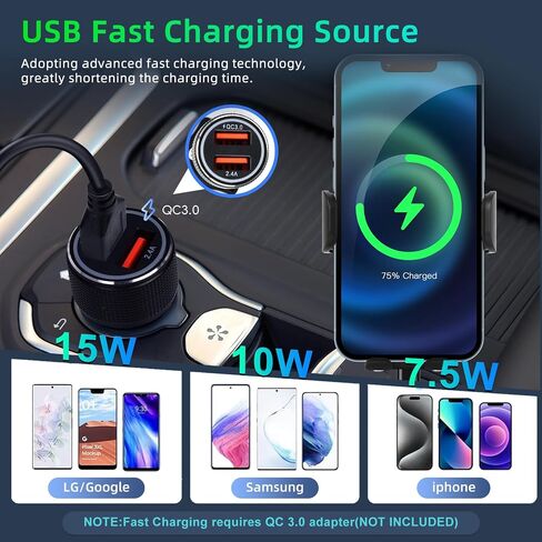 Wireless Carplay Adapter 2024 Upgrade Edition - Wireless Car Charger Android Auto Wireless Adapter for Car - Factory Wired Required - Wireless Control Plug and Play Phone Charger for Car in Saudi Arabia