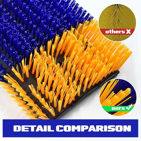 CONLI Livestock Scratching Brush with 4 Screws, Horse Brush with Plastic Bristles for Grooming, Cow Scratcher Goat Scratching Post Relieves Itchy Backs of Horse Sheep Cattle Pig (Green) in Saudi Arabia