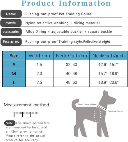 Reflective Martingale Dog Collar, NoBuckle Training Collar For Control & Safety. Service Dog Collar Available In A Vibrant, Colorful Collection, Suitable For Small Medium & Large Dogs Red Large in Saudi Arabia