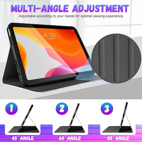 حافظة عصرية لجهاز iPad Mini 7 / حافظة iPad Mini 6 مقاس 8.3 بوصة 2021 للأطفال والبنات والأولاد والبنات والنساء فوليو الذكية اللطيفة ذات الطابع الكرتوني بتصميم Kawaii غطاء جمالي رائع لجهاز iPad Mini 6th، قبعة in Kuwait