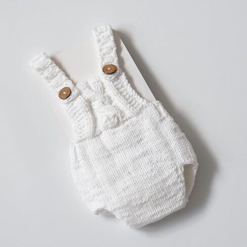 Zeroest Newborn Baby Girl Boy Photography Props Crochet Knitted Outfits Handmade Romper Shorts for New Baby Photo Shoot in Kuwait