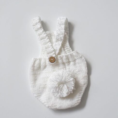 Zeroest Newborn Baby Girl Boy Photography Props Crochet Knitted Outfits Handmade Romper Shorts for New Baby Photo Shoot in Kuwait