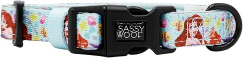 Dog Adjustable Harness - Disney Princess Little Mermaid Ariel - S, Breathable Mesh, No Pull Design with Two D-Rings, Perfect for Small Dogs and Puppies - Officially Licensed in Saudi Arabia