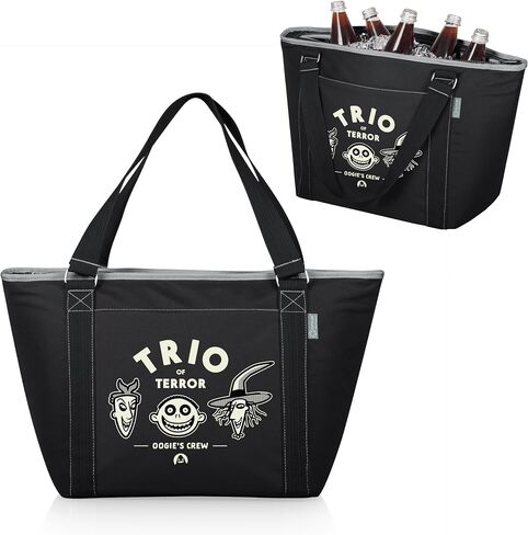 PICNIC TIME Disney Nightmare Before Christmas Topanga Tote Cooler Bag, Soft Cooler Bag, Picnic Cooler, (Black) in Saudi Arabia