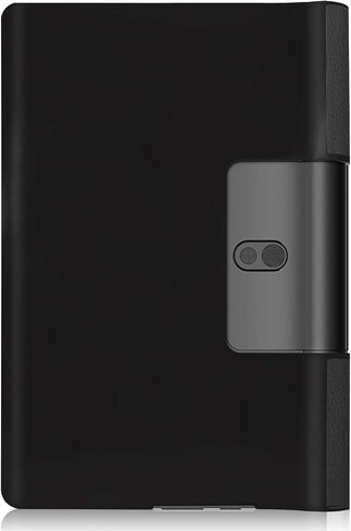 Case for Yoga Smart Tab YT-X705F, Ratesell Lightweight Fold Stand Microfiber Lining Case Cover for Lenovo Yoga Smart Tab 10.1 Inches Black in Saudi Arabia