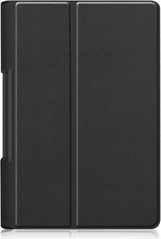 Case for Yoga Smart Tab YT-X705F, Ratesell Lightweight Fold Stand Microfiber Lining Case Cover for Lenovo Yoga Smart Tab 10.1 Inches Black in Saudi Arabia