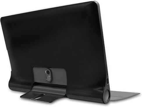 Case for Yoga Smart Tab YT-X705F, Ratesell Lightweight Fold Stand Microfiber Lining Case Cover for Lenovo Yoga Smart Tab 10.1 Inches Black in Saudi Arabia