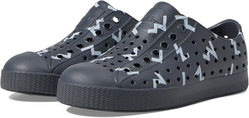 Native Shoes Jefferson Sugarlite Print (Little Kid) Sneaker, Jiffy Black/Shell White/Up in Space, 11 US Unisex in Saudi Arabia