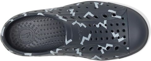Native Shoes Jefferson Sugarlite Print (Little Kid) Sneaker, Jiffy Black/Shell White/Up in Space, 11 US Unisex in Saudi Arabia