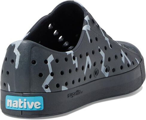 Native Shoes Jefferson Sugarlite Print (Little Kid) Sneaker, Jiffy Black/Shell White/Up in Space, 11 US Unisex in Saudi Arabia