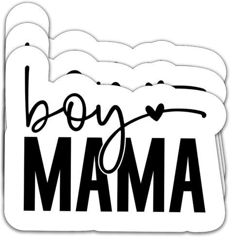 (3Pcs) Boy Mama Sticker Boy Mom Sticker Mom Life Sticker, Perfect for Moms Mama Mothers Grandma Mother's Day– Waterproof Vinyl Decal for Books Laptops Phones Tumblers Water Bottles, Size 3 x 2.5 Inch in Kuwait