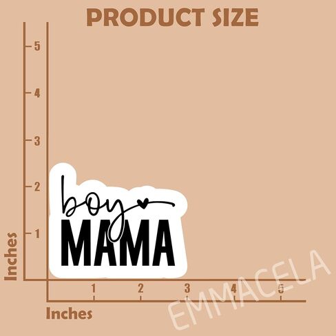 (3Pcs) Boy Mama Sticker Boy Mom Sticker Mom Life Sticker, Perfect for Moms Mama Mothers Grandma Mother's Day– Waterproof Vinyl Decal for Books Laptops Phones Tumblers Water Bottles, Size 3 x 2.5 Inch in Kuwait