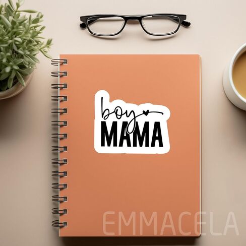 (3Pcs) Boy Mama Sticker Boy Mom Sticker Mom Life Sticker, Perfect for Moms Mama Mothers Grandma Mother's Day– Waterproof Vinyl Decal for Books Laptops Phones Tumblers Water Bottles, Size 3 x 2.5 Inch in Kuwait