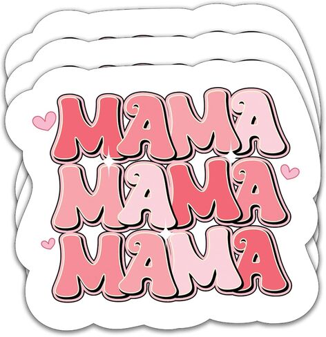 (3Pcs) Boy Mama Sticker Boy Mom Sticker Mom Life Sticker, Perfect for Moms Mama Mothers Grandma Mother's Day– Waterproof Vinyl Decal for Books Laptops Phones Tumblers Water Bottles, Size 3 x 2.5 Inch in Kuwait