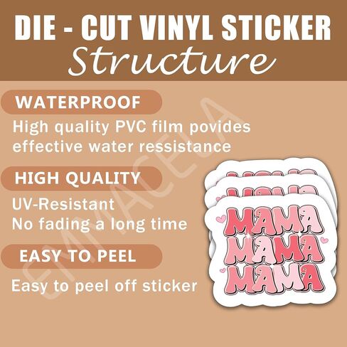 (3Pcs) Boy Mama Sticker Boy Mom Sticker Mom Life Sticker, Perfect for Moms Mama Mothers Grandma Mother's Day– Waterproof Vinyl Decal for Books Laptops Phones Tumblers Water Bottles, Size 3 x 2.5 Inch in Kuwait