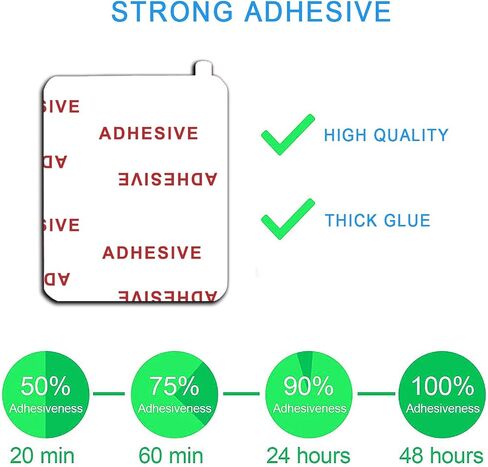 6 Pack 1.96" x 1.57"(40*50mm) Very High Bond Sticky Adhesive [Easy to Peel Off] Replacement,Double Sided Pads Gule for Dashboard Windshield Suction Cup Phone Holder Car DVR Home Suction Hooks (White) in Kuwait