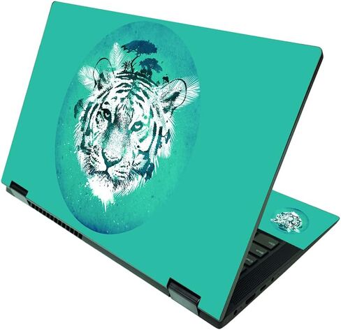 MightySkins Skin Compatible with Lenovo IdeaPad Flex 5 2-in-1 15" (2021) - Smiling Fox | Protective, Durable, and Unique Vinyl Decal wrap Cover | Easy to Apply and Change Style | Made in The USA in Saudi Arabia