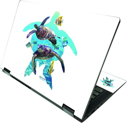 MightySkins Skin Compatible with Lenovo IdeaPad Flex 5 2-in-1 15" (2021) - Smiling Fox | Protective, Durable, and Unique Vinyl Decal wrap Cover | Easy to Apply and Change Style | Made in The USA in Saudi Arabia