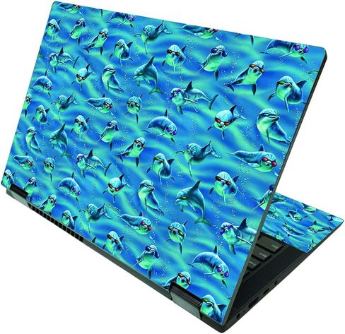 MightySkins Skin Compatible with Lenovo IdeaPad Flex 5 2-in-1 15" (2021) - Smiling Fox | Protective, Durable, and Unique Vinyl Decal wrap Cover | Easy to Apply and Change Style | Made in The USA in Saudi Arabia