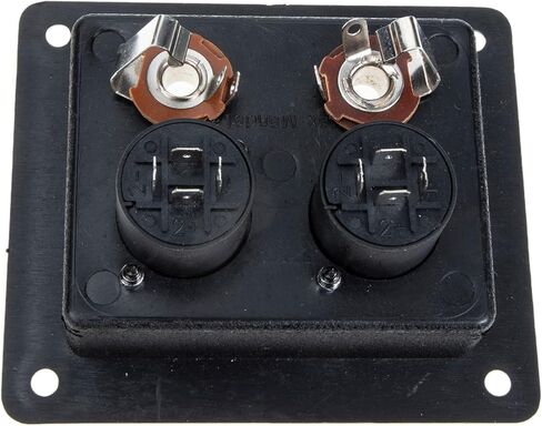 Milisten Component Speakers Speaker Box Terminal Cup Square 2- Way Speaker Box Terminal Plates Screw Type Binding Post Subwoofer Box for DIY Home Car Stereo Speaker Subwoofer Audio Accessories in Saudi Arabia