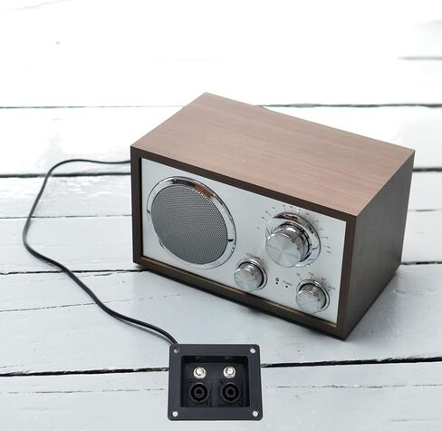Milisten Component Speakers Speaker Box Terminal Cup Square 2- Way Speaker Box Terminal Plates Screw Type Binding Post Subwoofer Box for DIY Home Car Stereo Speaker Subwoofer Audio Accessories in Saudi Arabia