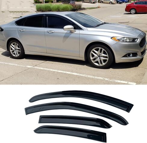 94259 Sunproof Waterproof Side Window Wind Deflector, 4pcs Protective Replacements Rain Guards Set, Window Visor fit for 2000-2005 Buick Lesabre in Kuwait