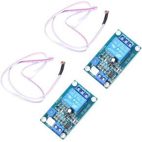Comimark 2Pcs XH-M131 DC 12V Light Control Switch Photoresistor Relay Module Detection Sens BA