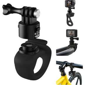 Quick Release Flexible 360 Camera Mount Wrap Band for 13 12 11 10 9 8 7 Insta360 X3 X4 Ace Pro Go3 DJI Action 5 Pro 3 4 Osmo Pocket 3 Bike Motorcycle Bicycle Handlebar Tube Pole Mount Accessories in Kuwait