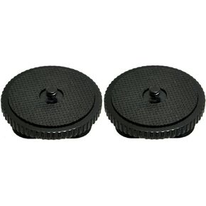 2 Pack Tripod Reducer Adapter Mount 3/8" to 1/4" 50mm Diameter 2-Way Arca Compatible