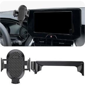 Car Phone Holder Fits for Toyota Venza XU80 LE XLE 2021-2023 Accessories(Only fit for 12.3-Inch Screen),Thick Cases Friendly,Cell Phone Mount for 4.7-7 in Phones