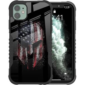 متوافق مع حافظة iPhone 12 للرجال والأولاد، تصميم كرة القدم الأمريكية الرجبي على النار، مقاوم للصدمات ومضاد للخدش، جراب حماية خلفي من السيليكون الناعم من مادة TPU لهاتف iPhone 12/12 Pro