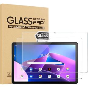 [2 Pack] EpicGadget Screen Protector for Lenovo Tab M10 Plus 10.6" [3rd Gen] (TB-125F/TB-128F), 9H Hardness HD Clear Tempered film for Lenovo Tab M10 Plus 10.6 Inch Display 2022 Released.