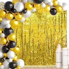 7x7 ft Silver Sequin Backdrop Shimmer Wall Backdrop Sparkly Sequin Backdrop Curtain for Wedding Engagement Birthday Glitter Photo Background