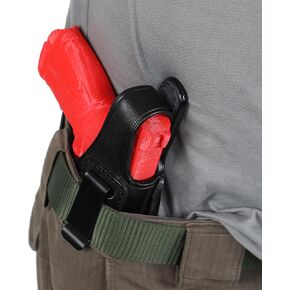 for Browning Hi Power IWB Handmade Leather Gun Holster