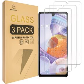 Mr.Shield [3-Pack] Designed For LG Stylo 6 [Upgrade Maximum Cover Screen Version] [Tempered Glass] [Japan Glass with 9H Hardness] Screen Protector with Lifetime Replacement