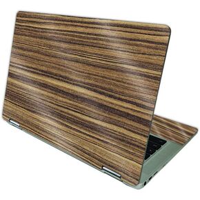 MightySkins Glossy Glitter Skin Compatible with HP Chromebook x360 14 (2021) - Dark Zebra Wood | Protective, Durable High-Gloss Glitter Finish | Easy to Apply and Change Styles | Made in The USA