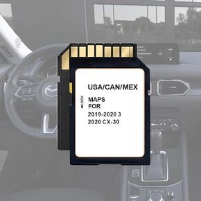 Newest Version Navigation GPS SD Card Fits 3 2019 2020, CX-30 2020, USA/CAN/MEX Maps