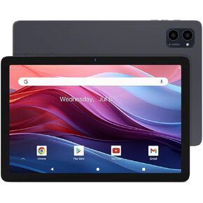 ApoloSign Tablet 10.1" Android 13 Tablet with Octa-core Processor, LCD Touchscreen, Kids Content, 8(4+4) GB RAM, 64GB ROM, 1TB Expandable Storage, Long Battery Life, Dual Camera, WiFi 6, Gray