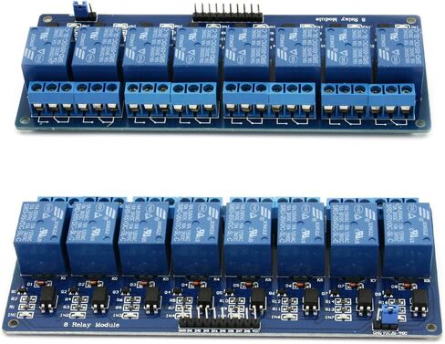 ياكاموز 2 قطعة تيار مستمر 5 فولت 8 قنوات وحدة مرحل لراسبيري بي DSP AVR PIC ARM in Kuwait