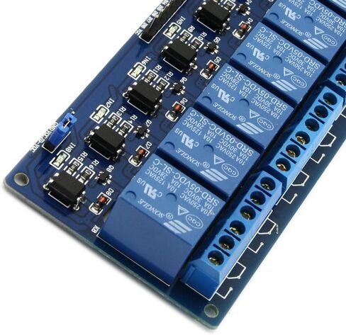 ياكاموز 2 قطعة تيار مستمر 5 فولت 8 قنوات وحدة مرحل لراسبيري بي DSP AVR PIC ARM in Kuwait