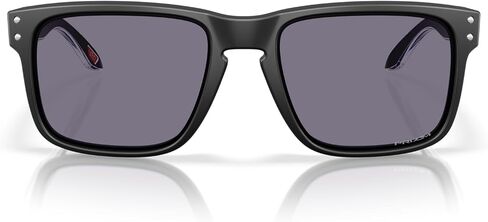 Oakley Men's OO9102 Holbrook Square Sunglasses, Matte Crystal Black/Prizm Black Polarized, 57 mm in Saudi Arabia
