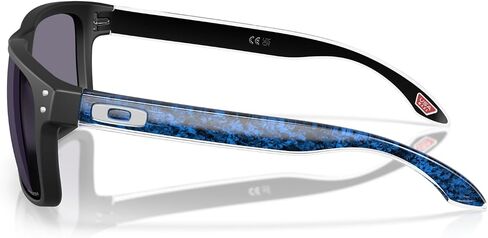 Oakley Men's OO9102 Holbrook Square Sunglasses, Matte Crystal Black/Prizm Black Polarized, 57 mm in Saudi Arabia