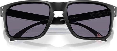 Oakley Men's OO9102 Holbrook Square Sunglasses, Matte Crystal Black/Prizm Black Polarized, 57 mm in Saudi Arabia