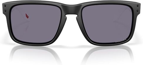 Oakley Men's OO9102 Holbrook Square Sunglasses, Matte Crystal Black/Prizm Black Polarized, 57 mm in Saudi Arabia