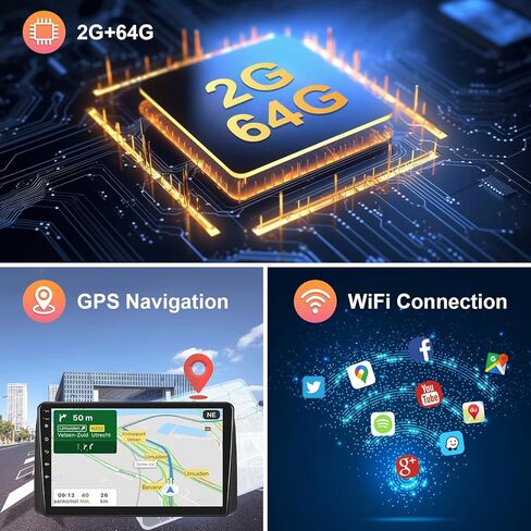 [2G+64G] راديو سيارة Android لسيارة Dodge Grand Caravan 2011-2020 لسيارة Chrysler Grand Voyager 2011-2015 Wireless Carplay Android Auto، Hodozzy 9 بوصة ستيريو سيارة مع نظام تحديد المواقع/WiFi/Bluetooth، FM RDS، وصلة مرآة in Kuwait