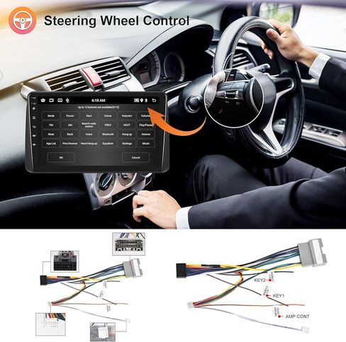 [2G+64G] راديو سيارة Android لسيارة Dodge Grand Caravan 2011-2020 لسيارة Chrysler Grand Voyager 2011-2015 Wireless Carplay Android Auto، Hodozzy 9 بوصة ستيريو سيارة مع نظام تحديد المواقع/WiFi/Bluetooth، FM RDS، وصلة مرآة in Kuwait