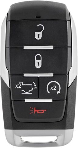 Key Fob Remote Replacement Fits for Dodge Ram 1500 2019 2020 2021 2022 2023 2024 4 Buttons 433MhzSmart Key Fob FCC ID: OHT-4882056 P/N: 68442907 68291689 (5 Buttons) in Kuwait