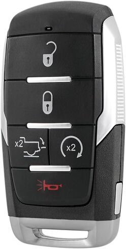 Key Fob Remote Replacement Fits for Dodge Ram 1500 2019 2020 2021 2022 2023 2024 4 Buttons 433MhzSmart Key Fob FCC ID: OHT-4882056 P/N: 68442907 68291689 (5 Buttons) in Kuwait