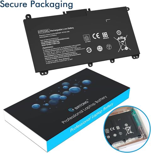 HT03XL بطارية كمبيوتر محمول ل HP بافيليون 14-DK 14-DF 14-CF 14-CE 15-da0xxx 15-cs0xxx 15-DB 15-CW 15-CR Series 15-CS0053CL 15-DA0014DX 15-DW0033NR HT03041XL HSTNN-DB8R HSTNN-UB7J L11421-2C2 L11421-542 in Saudi Arabia